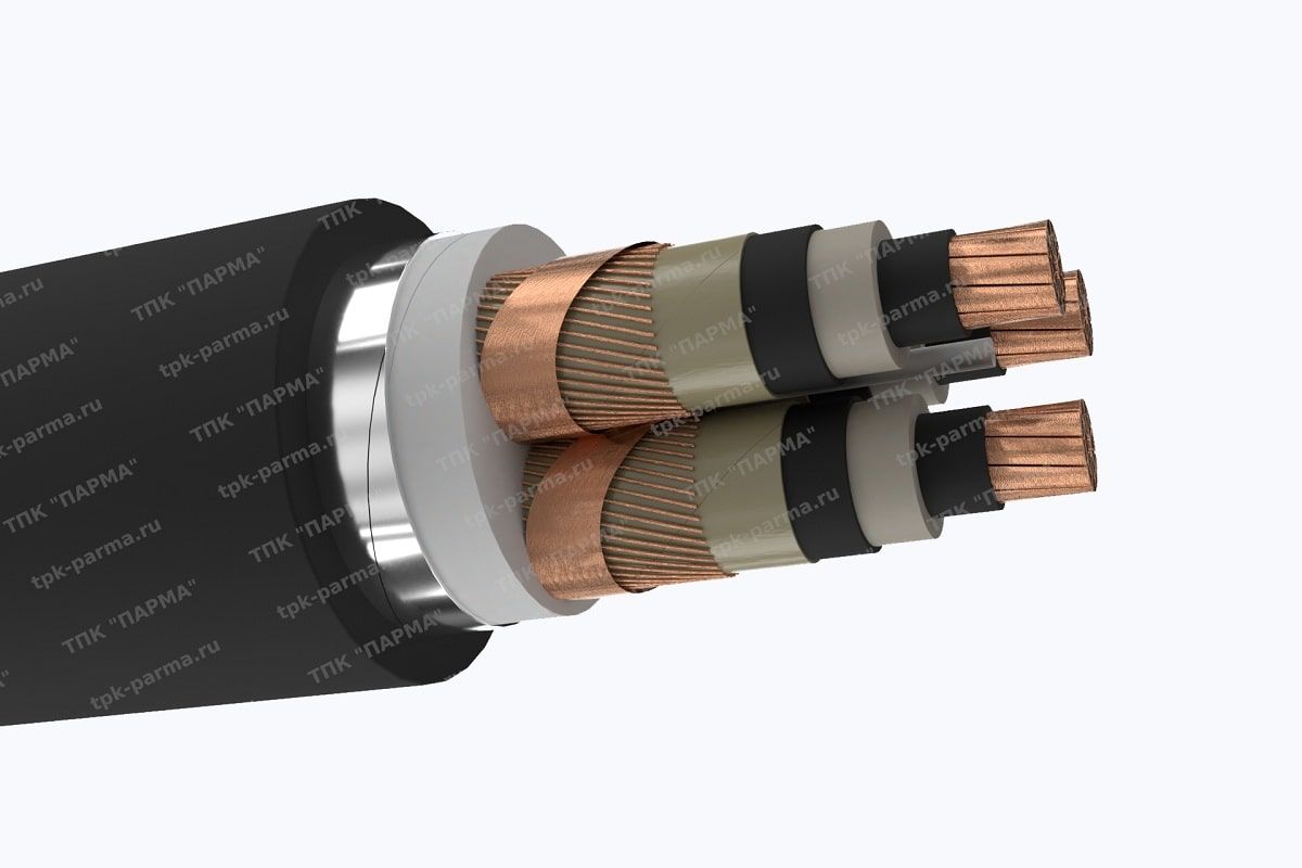 Кабель ПвБВ 3х120/95 - 6кВ